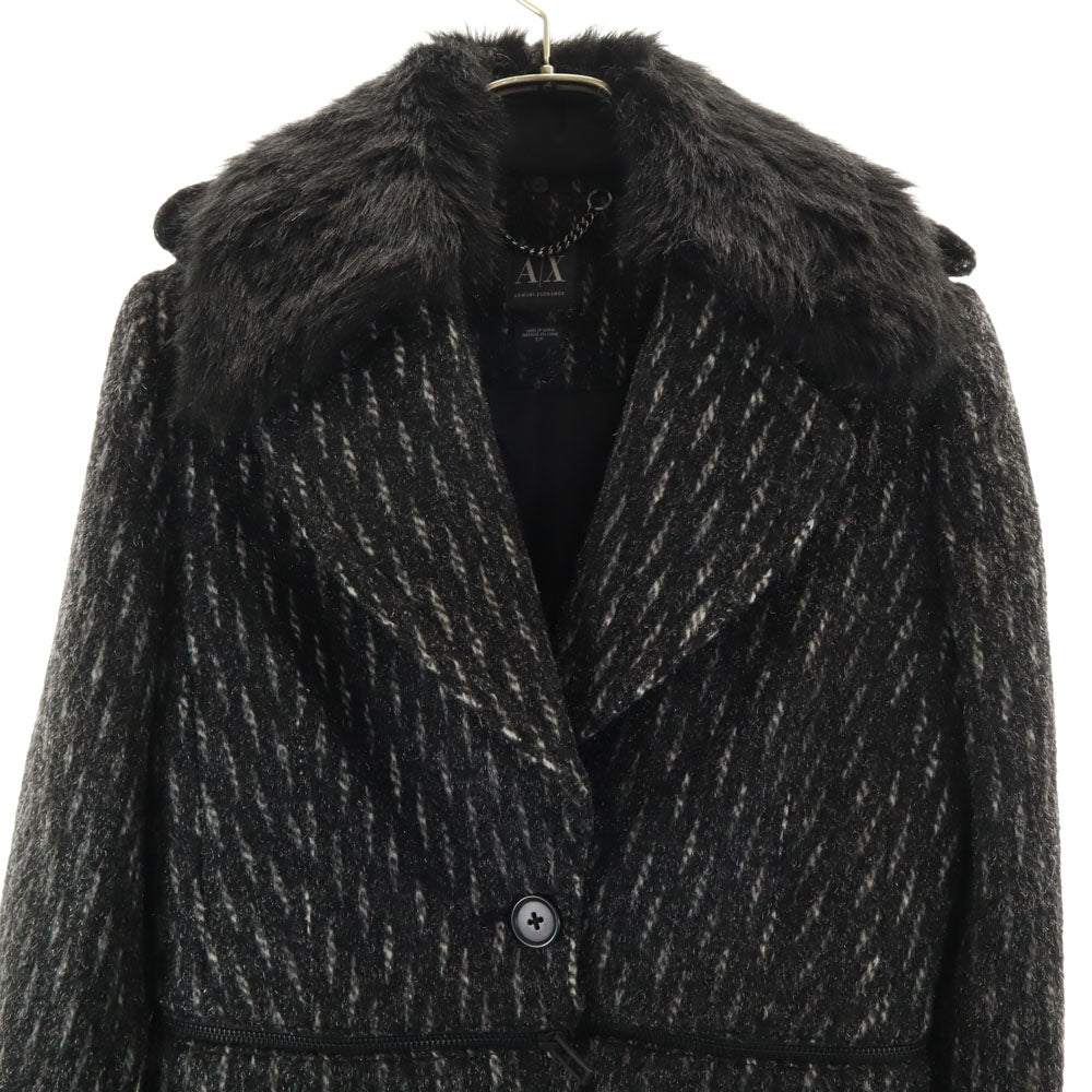 ARMANI EXCHANGE アルマーニエクスチェンジ チェスターコート S グレー系 レディース