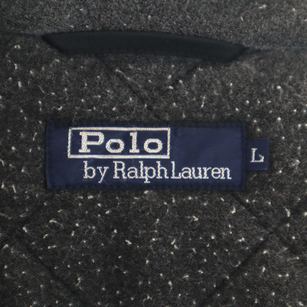 Polo by Ralph Lauren ポロバイラルフローレン ミリタリージャケット L ブラック系 中綿入り メンズ