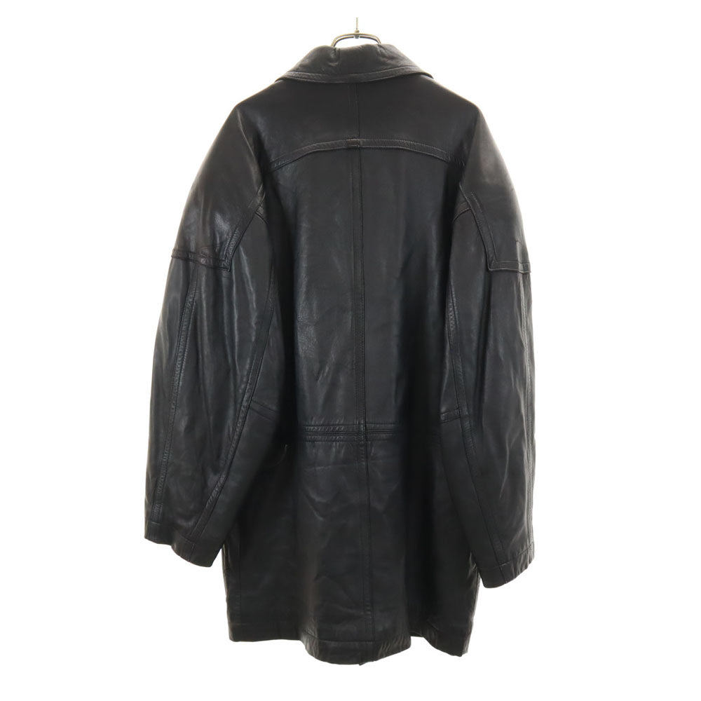 UNO LINO レザーコート M ブラック メンズ