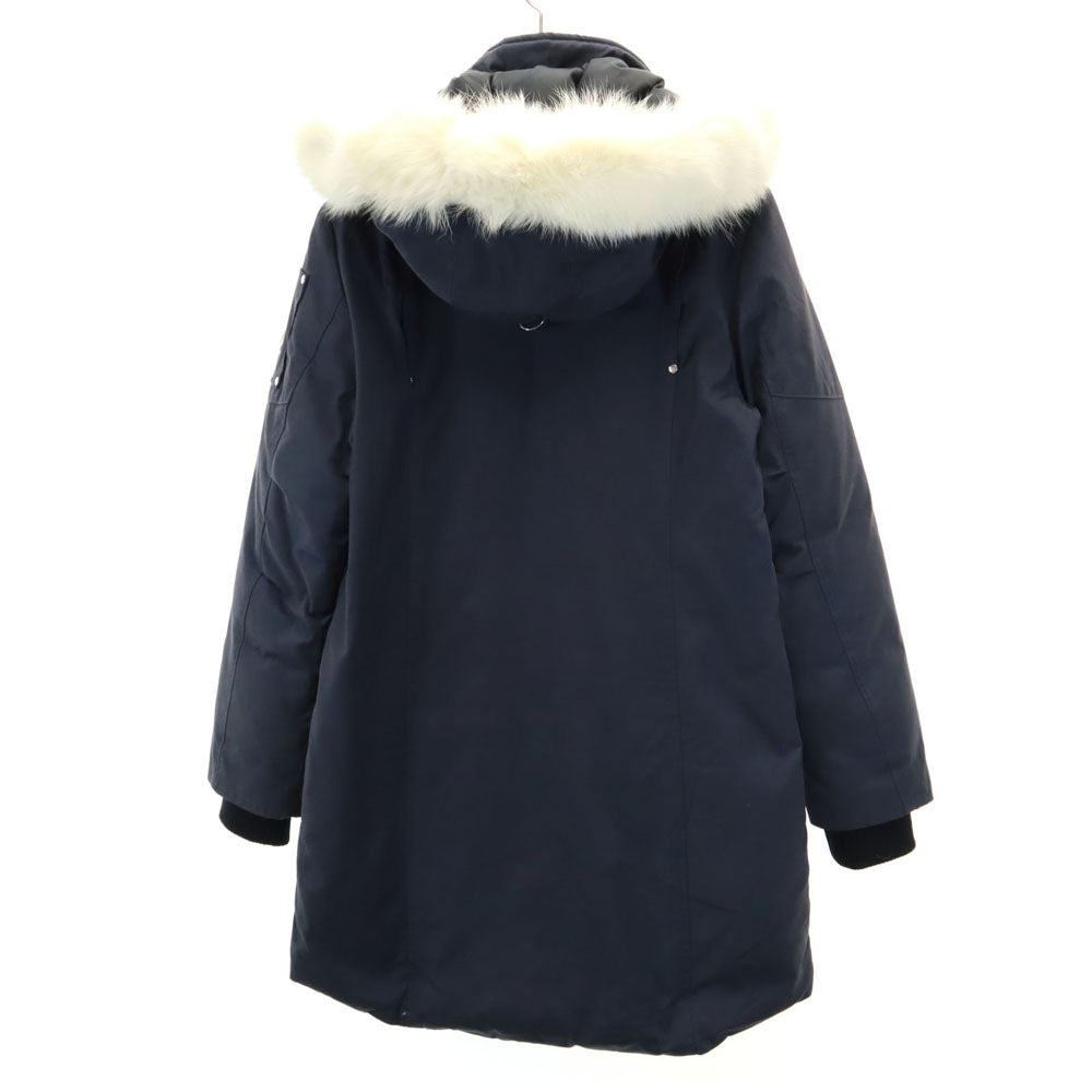 ムース ナックルズ カナダ製 ダウンコート M チャコールグレー レディース