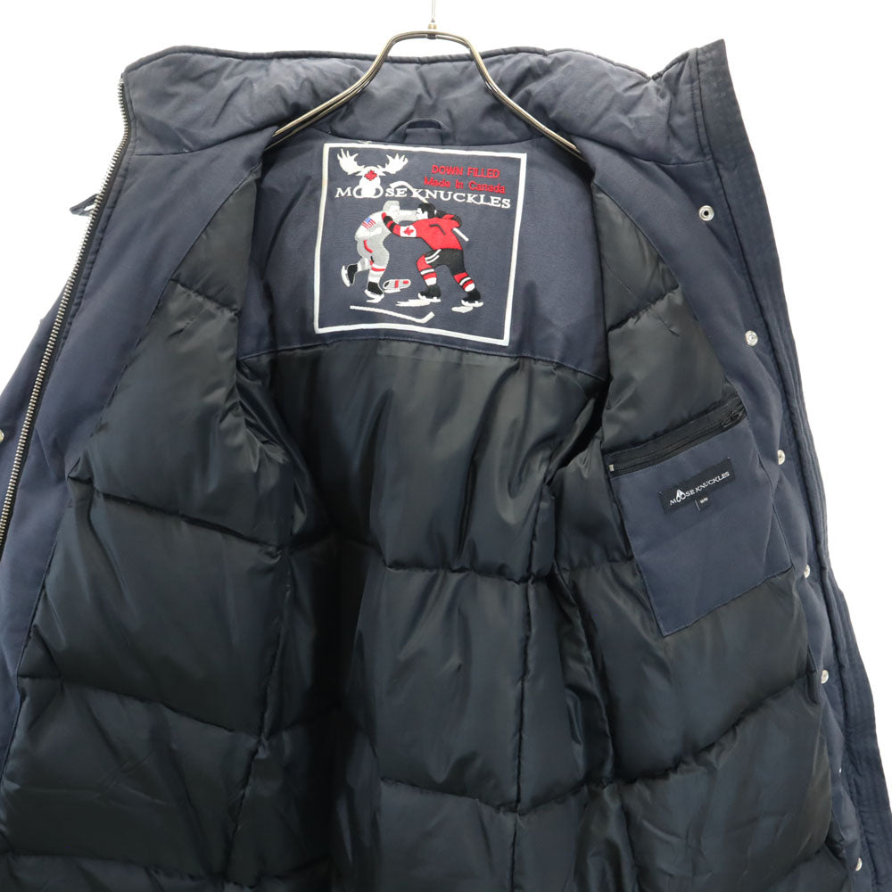 ムース ナックルズ カナダ製 ダウンコート M チャコールグレー レディース