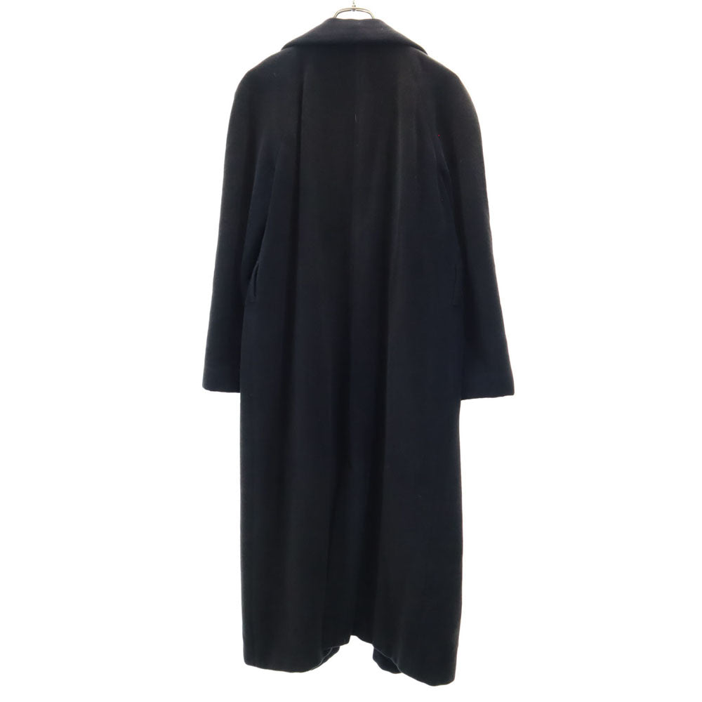 アルマーニコレッツォーニ アンゴラブレンド チェスターコート 38 ブラック ARMANI COLLEZIONI メンズ