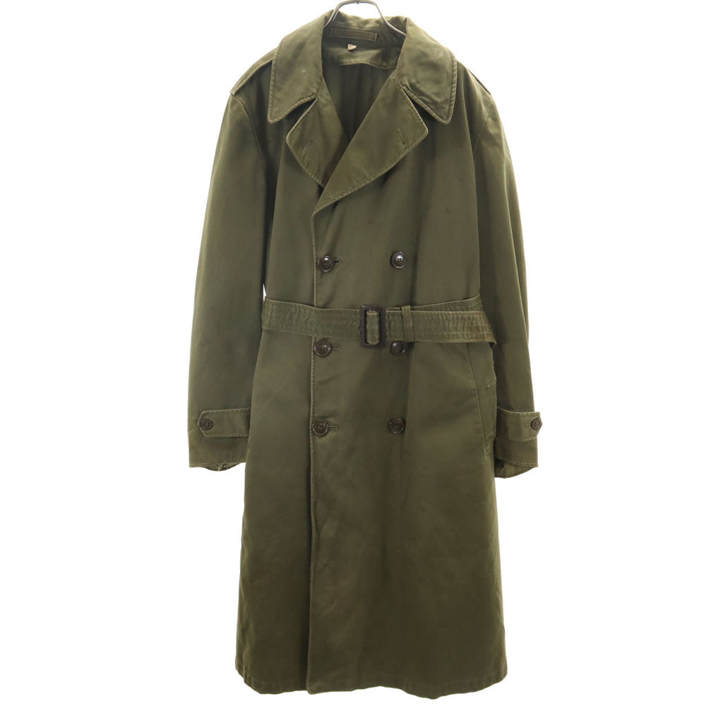 US ARMY アメリカ軍 50s 長袖 オーバー コート L カーキ系 ミリタリー メンズ