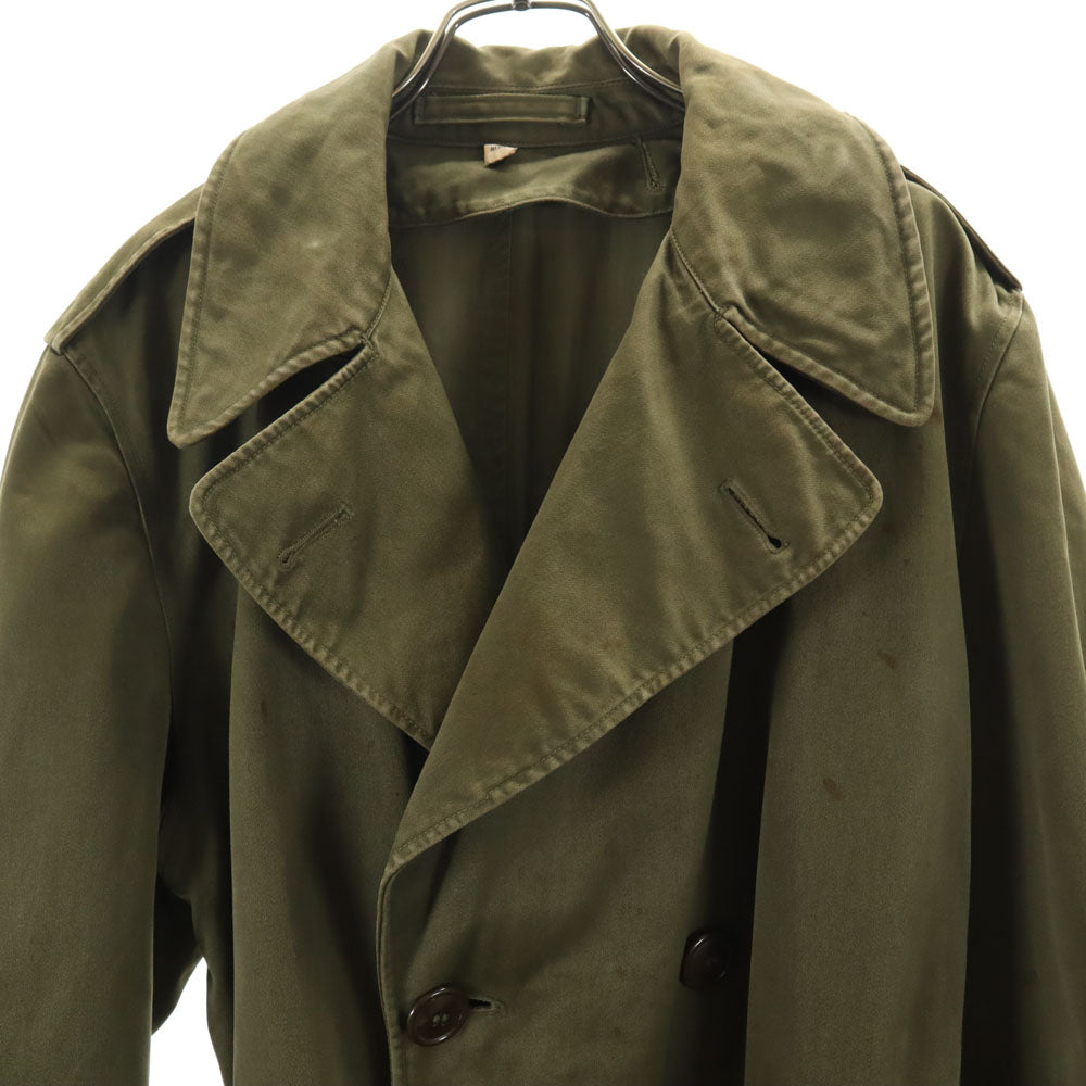 US ARMY アメリカ軍 50s 長袖 オーバー コート L カーキ系 ミリタリー メンズ