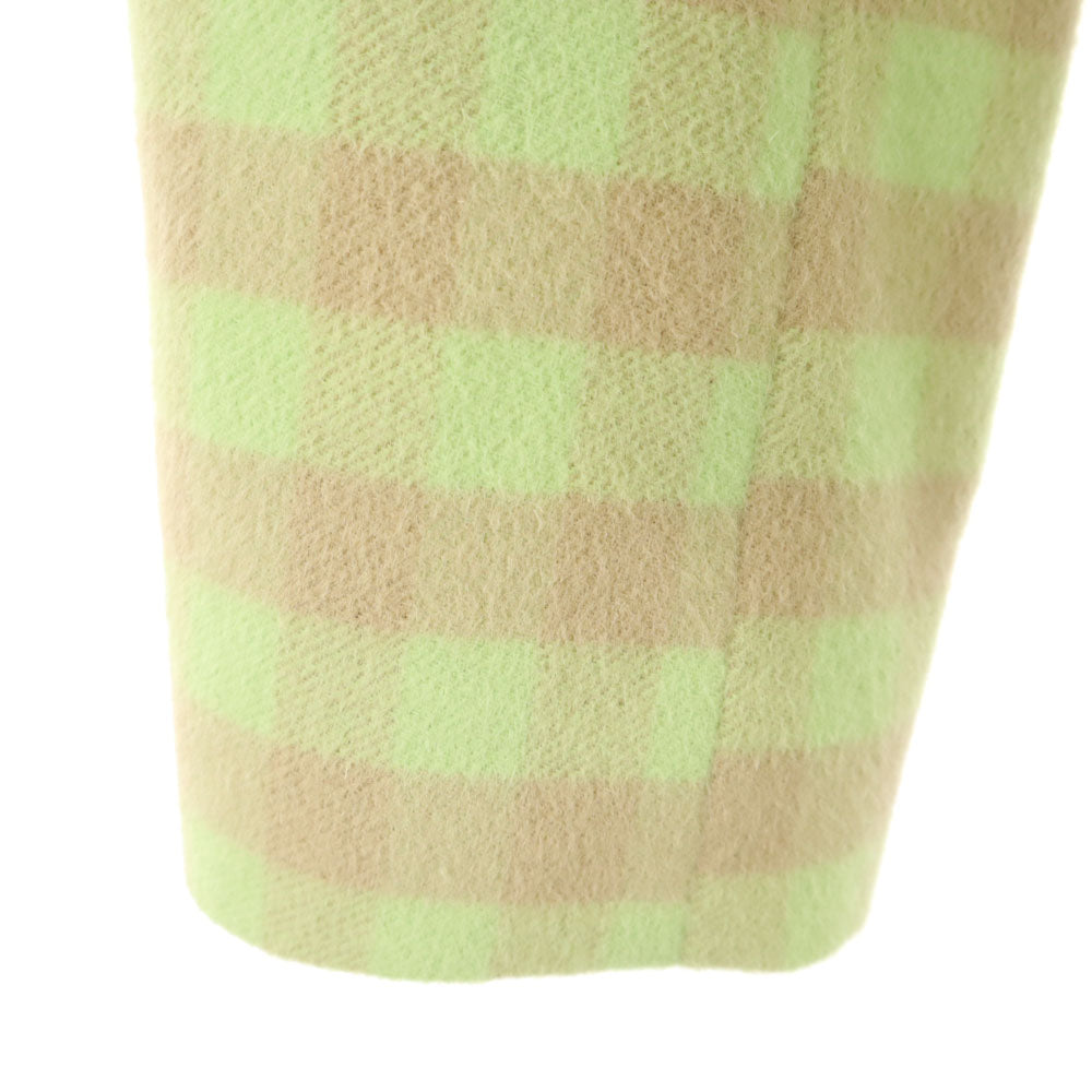 FOXEY フォクシー 日本製 カシミヤ100% ノースリーブ アンサンブル 42 グリーン系 長袖ジャケット ワンピース レディース