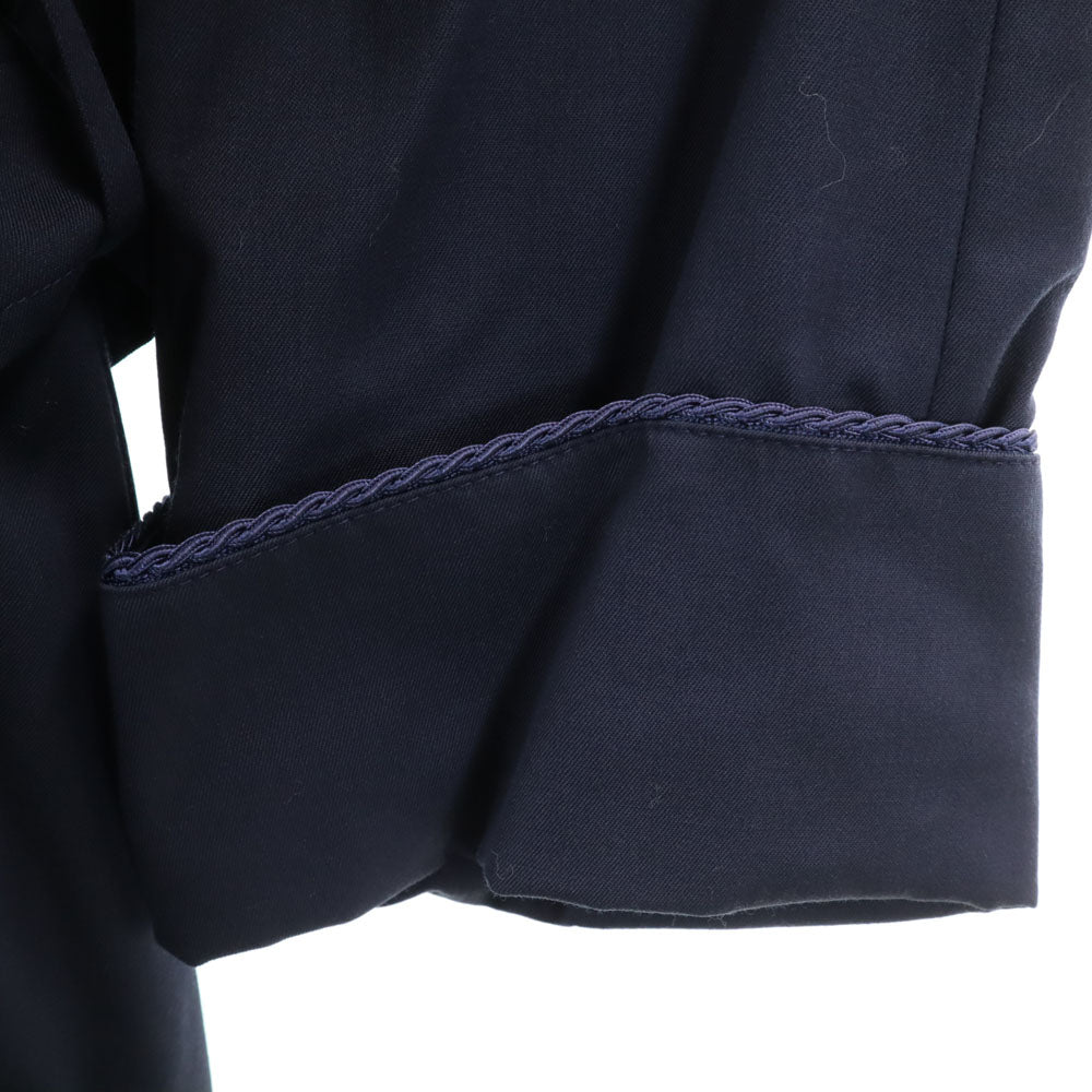 CELINE セリーヌ ウール 長袖 ガウンコート ネイビー系 レディース