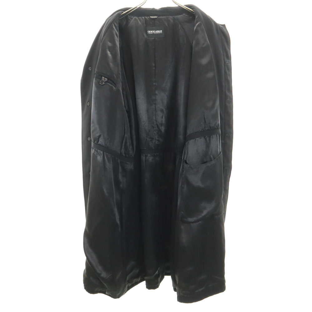 GIORGIO ARMANI ジョルジオアルマーニ イタリア製 長袖 コート ブラック系 メンズ