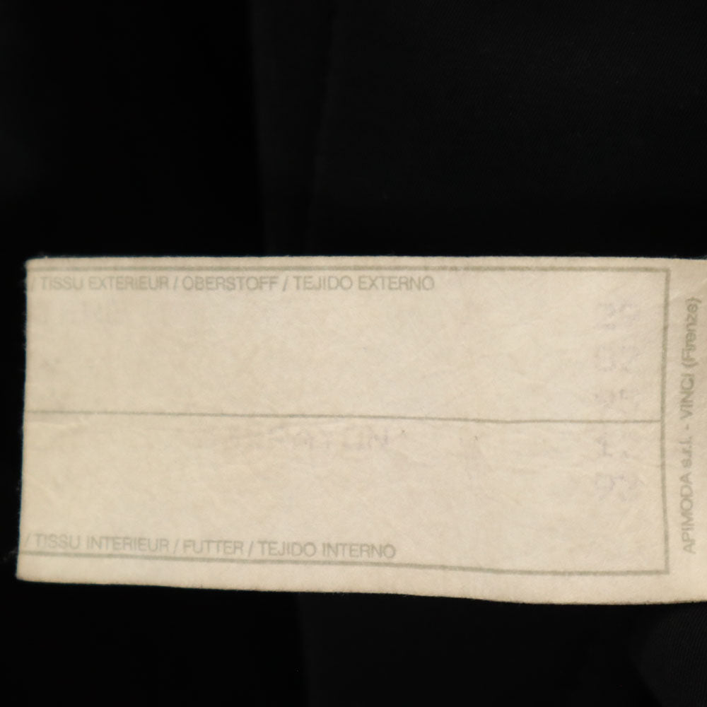 GIORGIO ARMANI ジョルジオアルマーニ イタリア製 長袖 コート ブラック系 メンズ