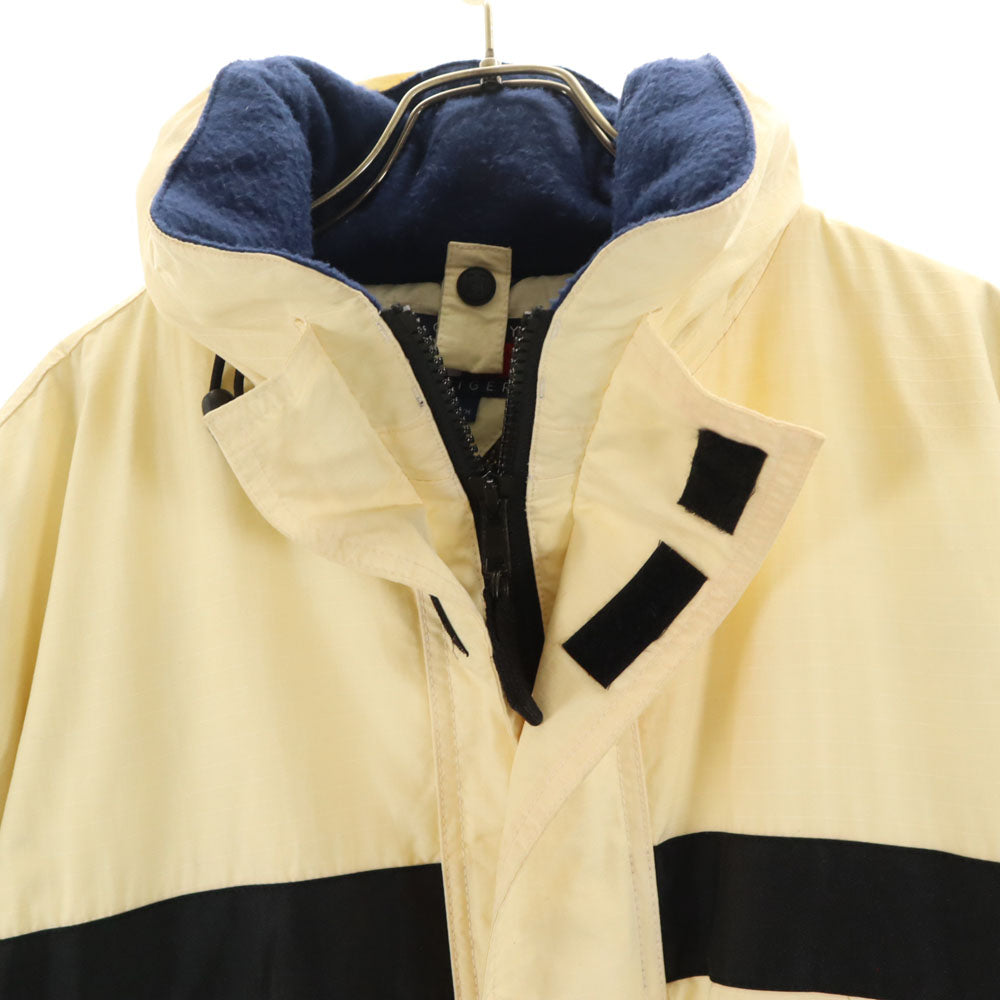 TOMMY HILFIGER トミーヒルフィガー 90s オールド ナイロンジャケット M アイボリー系 メンズ