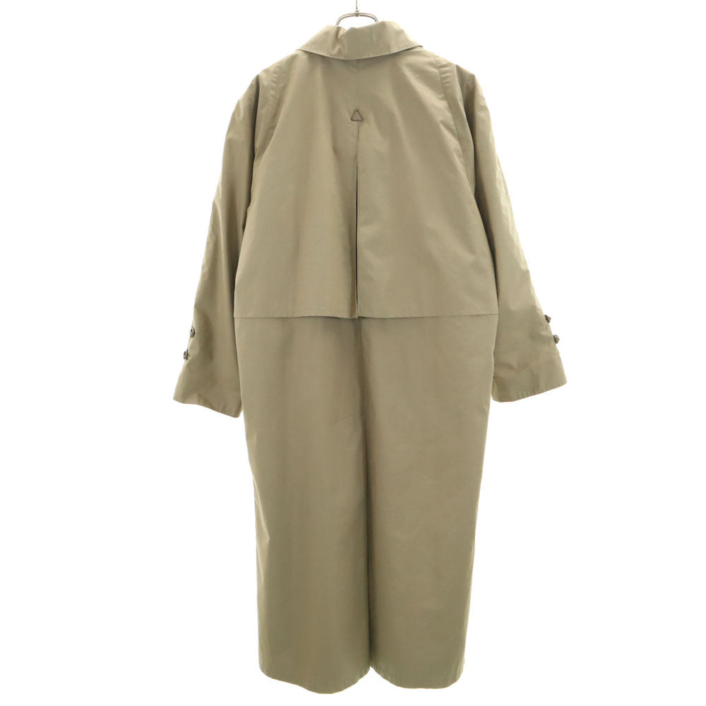 LONDON FOG ロンドンフォグ 80s USA製 ヴィンテージ ステンカラーコート 10 カーキベージュ ライナー付き レディース