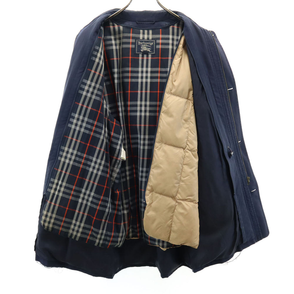 Burberrys バーバリーズ 90s オールド ステンカラーコート M ネイビー ダウンライナー付き メンズ