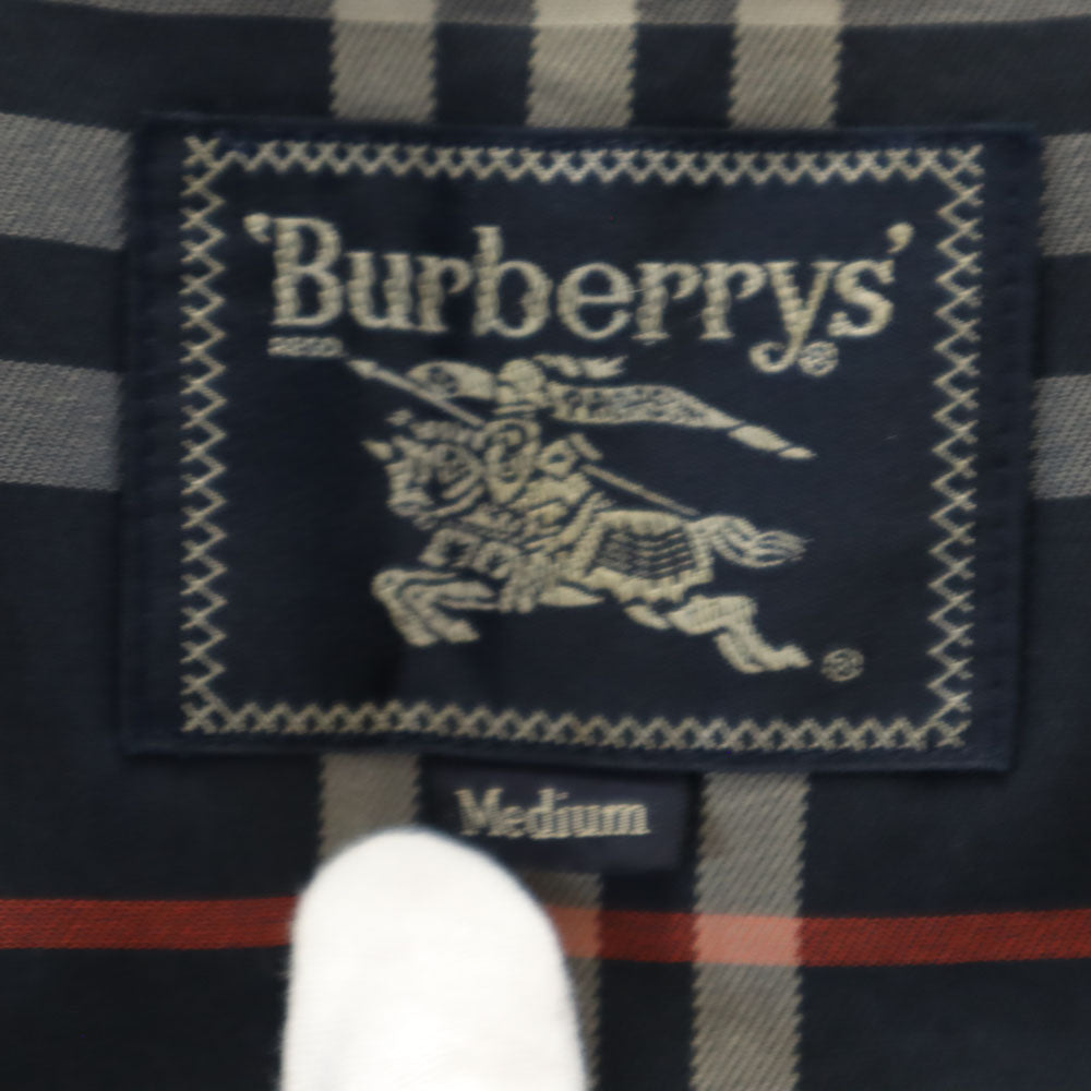 Burberrys バーバリーズ 90s オールド ステンカラーコート M ネイビー ダウンライナー付き メンズ