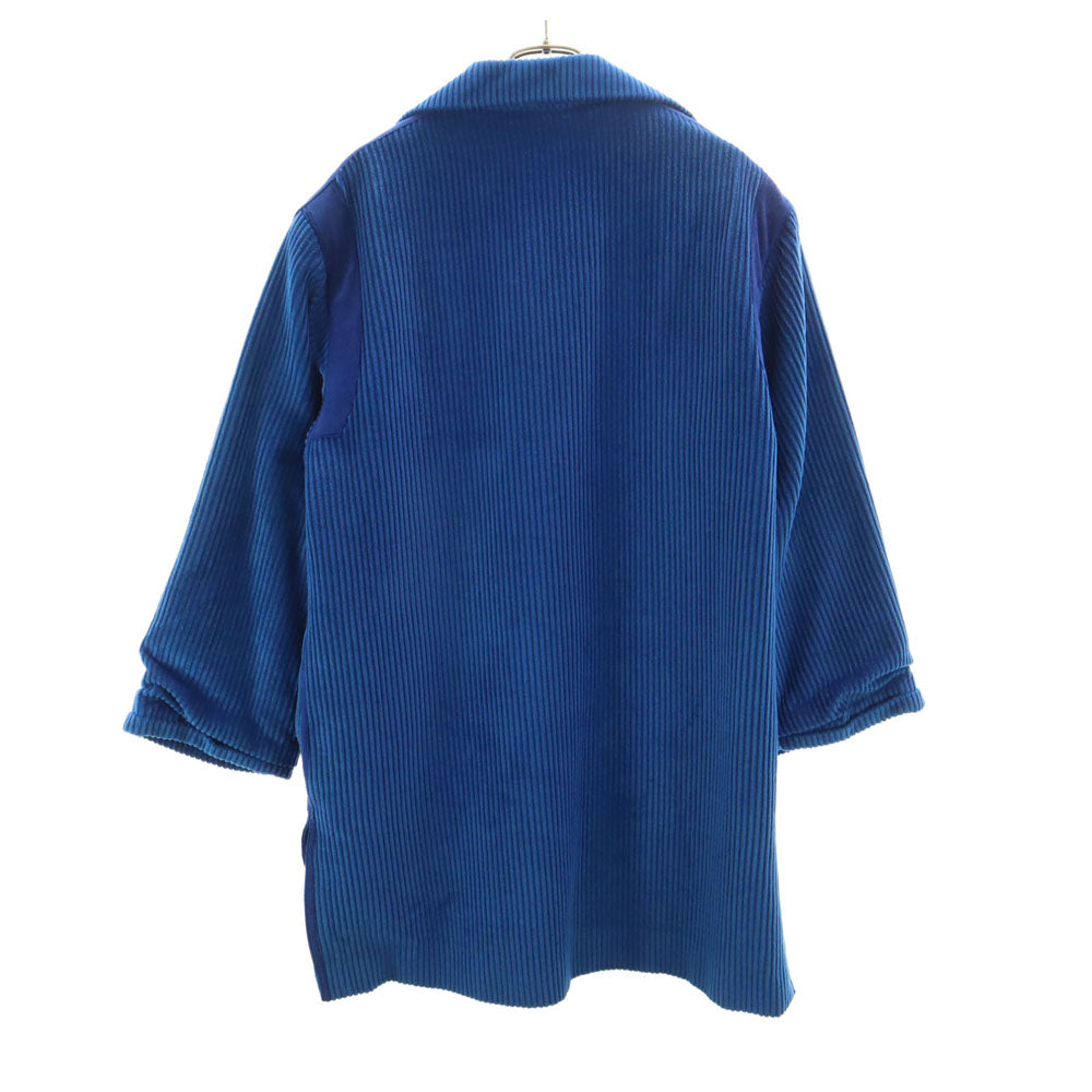 クリスチャンディオールスポーツ 90s オールド コーデュロイ ダッフルコート L ブルー Christian Dior SPORTS レディース