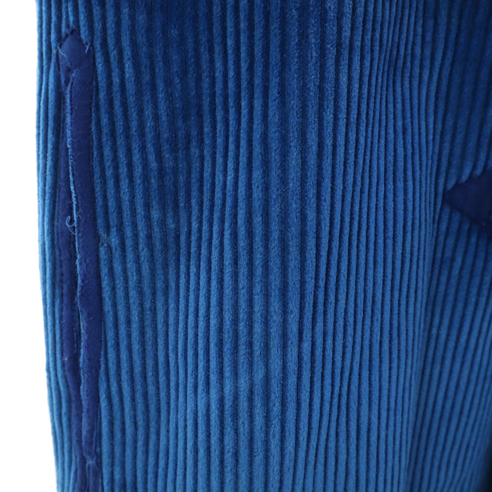 クリスチャンディオールスポーツ 90s オールド コーデュロイ ダッフルコート L ブルー Christian Dior SPORTS レディース