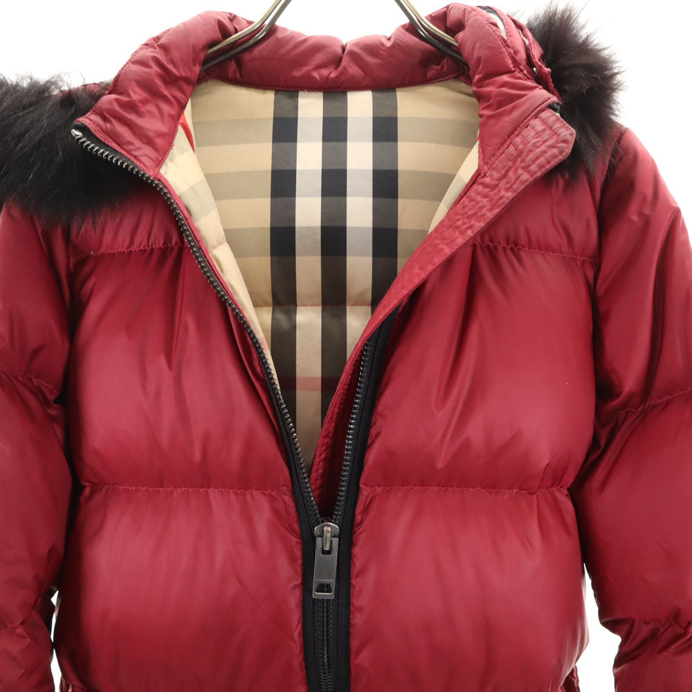 BURBERRY バーバリー ダウンコート 164CM レッド キッズ