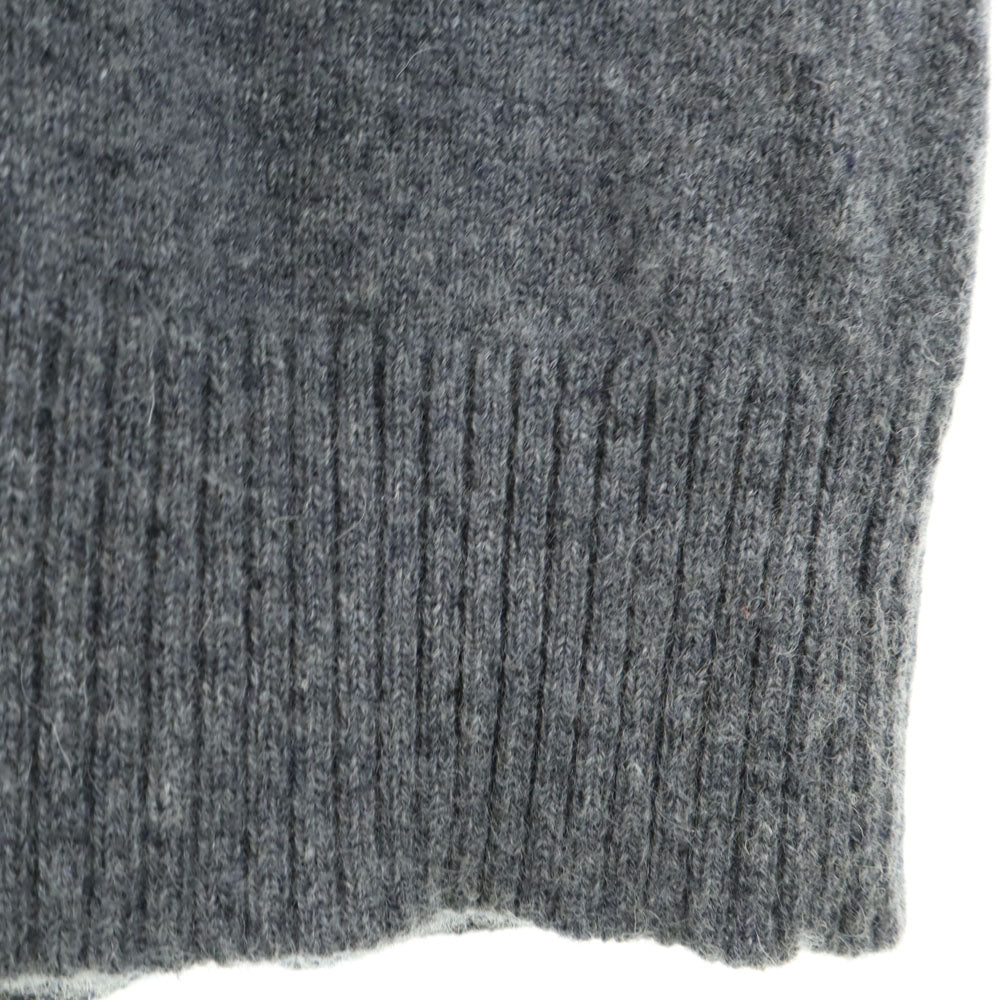 mizuiro ind ミズイロインド ウール 長袖 タートルネック ニット ワンピース グレー レディース