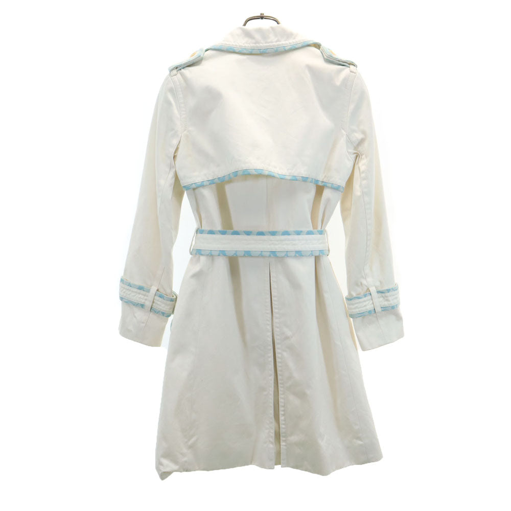 COACH コーチ トレンチコート 2 ホワイト レディース