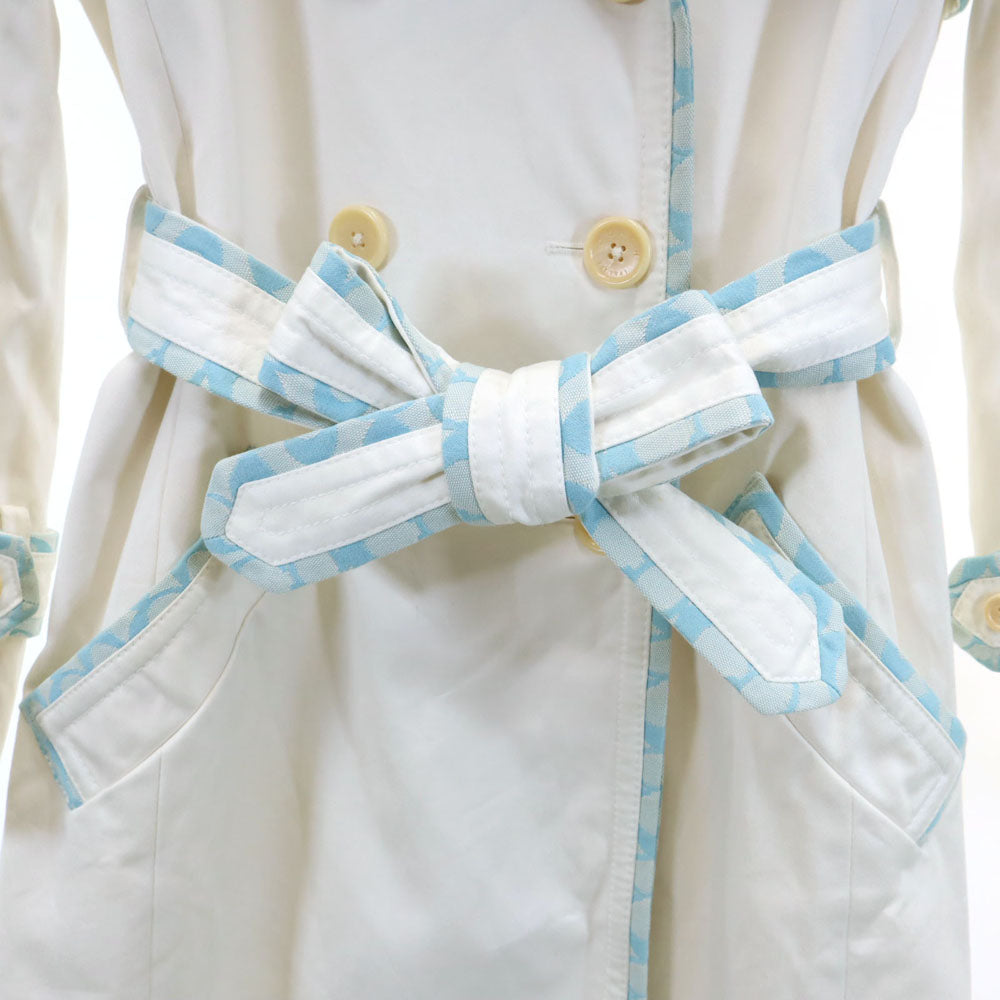 COACH コーチ トレンチコート 2 ホワイト レディース