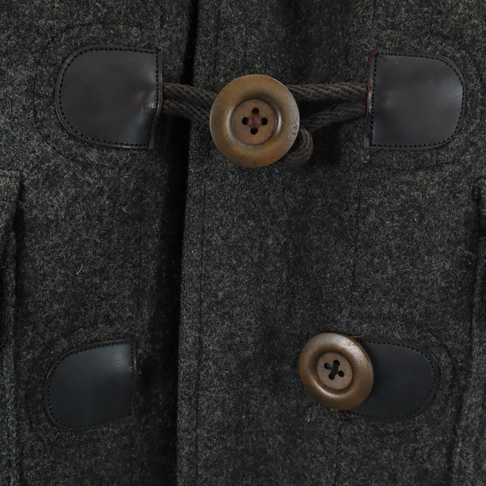 Wrangler ラングラー 80s 90s オールド メルトン ダッフルコート M チャコールグレー メンズ