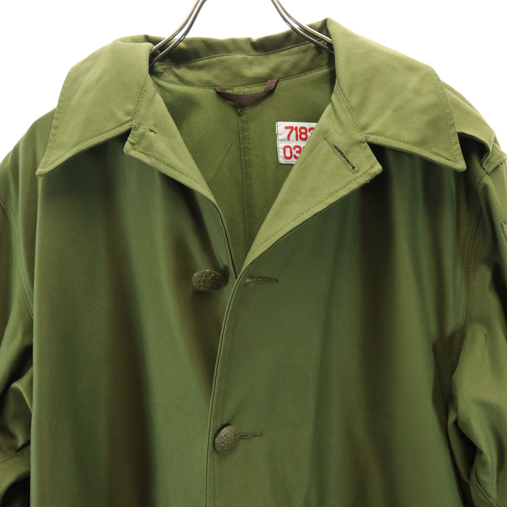 デンマーク軍 70s ヴィンテージ ミリタリーコート カーキ メンズ