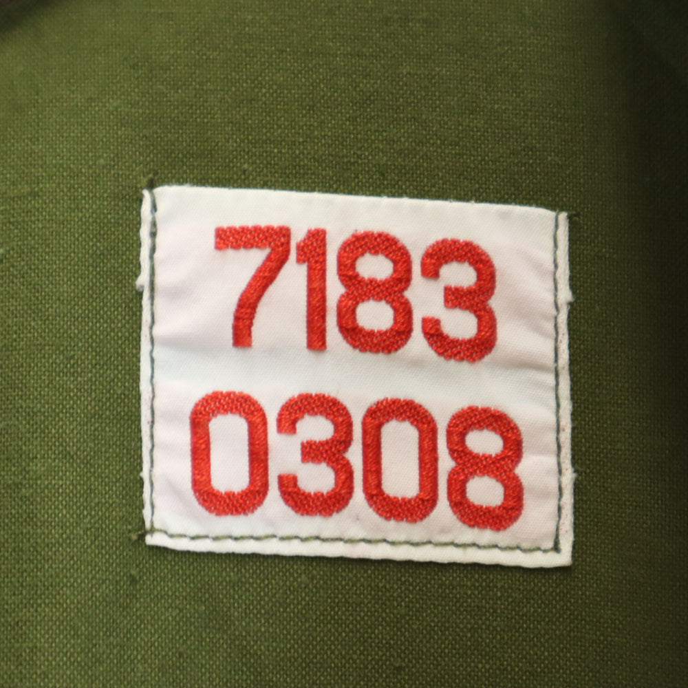 デンマーク軍 70s ヴィンテージ ミリタリーコート カーキ メンズ