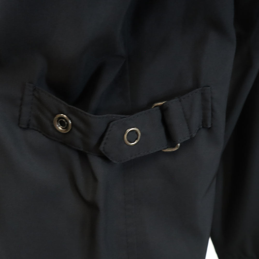LANVIN LA COLLECTION ランバンコレクション 日本製 ステンカラーコート R50-46 ブラック 裏キルティング メンズ