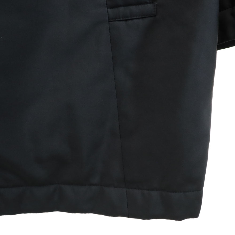 LANVIN LA COLLECTION ランバンコレクション 日本製 ステンカラーコート R50-46 ブラック 裏キルティング メンズ
