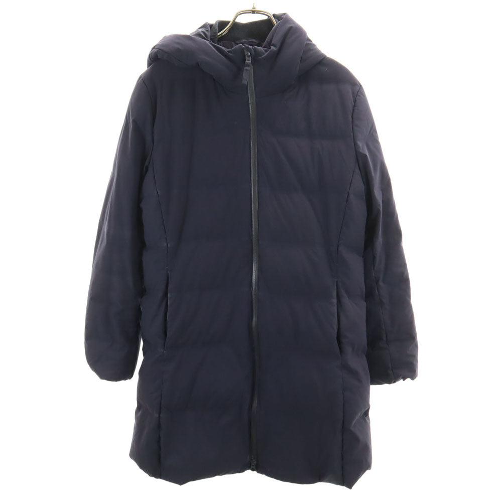 UNIQLO ユニクロ シームレス ダウンコート L ネイビー レディース
