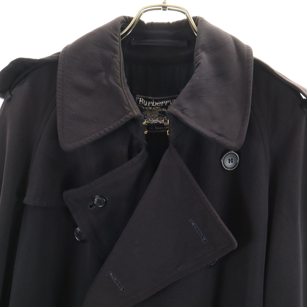 バーバリーズ 90s 80s 英国製 オールド トレンチコート SS 濃紺 Burberrys メンズ