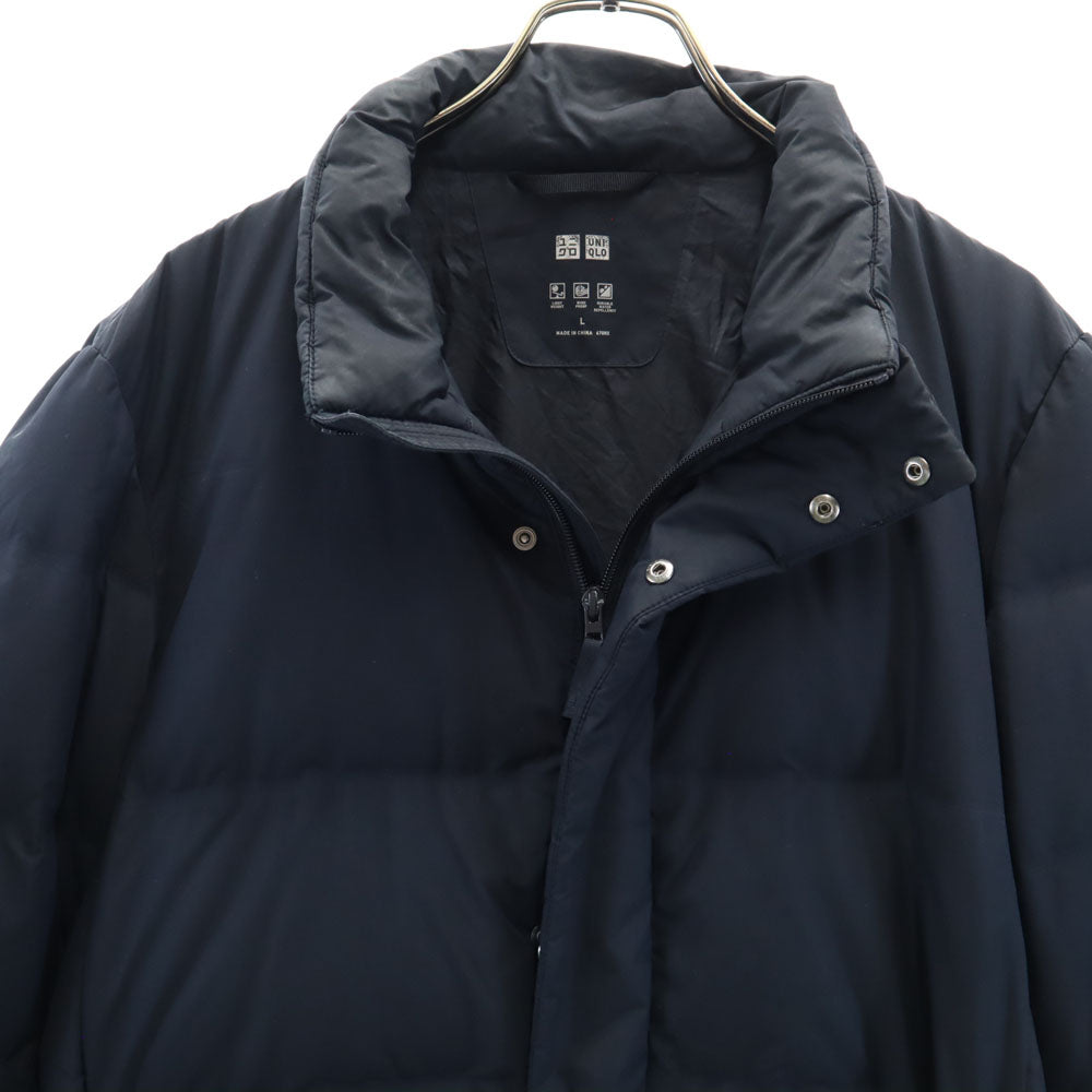 UNIQLO ユニクロ シームレス ダウンコート L ネイビー メンズ