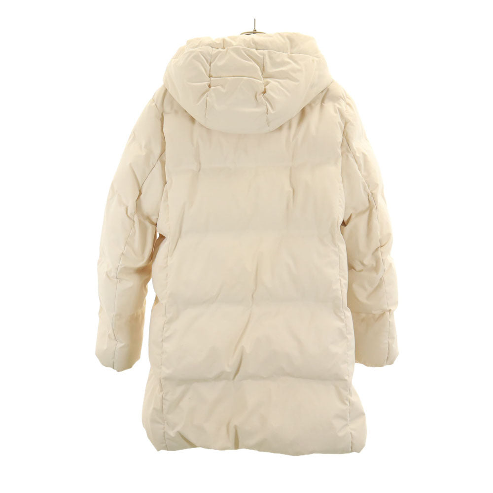 UNIQLO ユニクロ シームレス ダウンコート XL アイボリー レディース