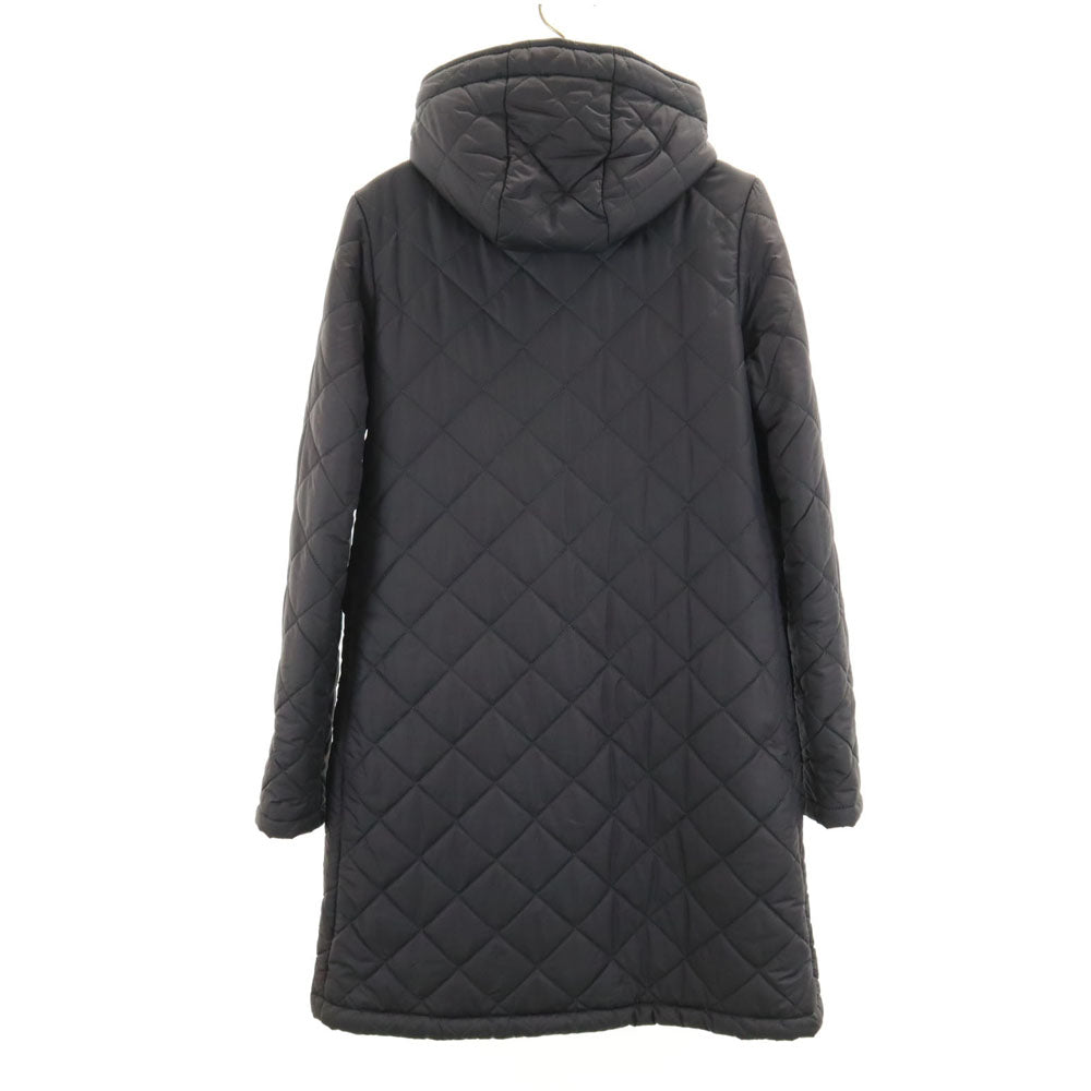 Mackintosh マッキントッシュ スコットランド製 キルティングコート 34 チャコールグレー 裏ボア レディース