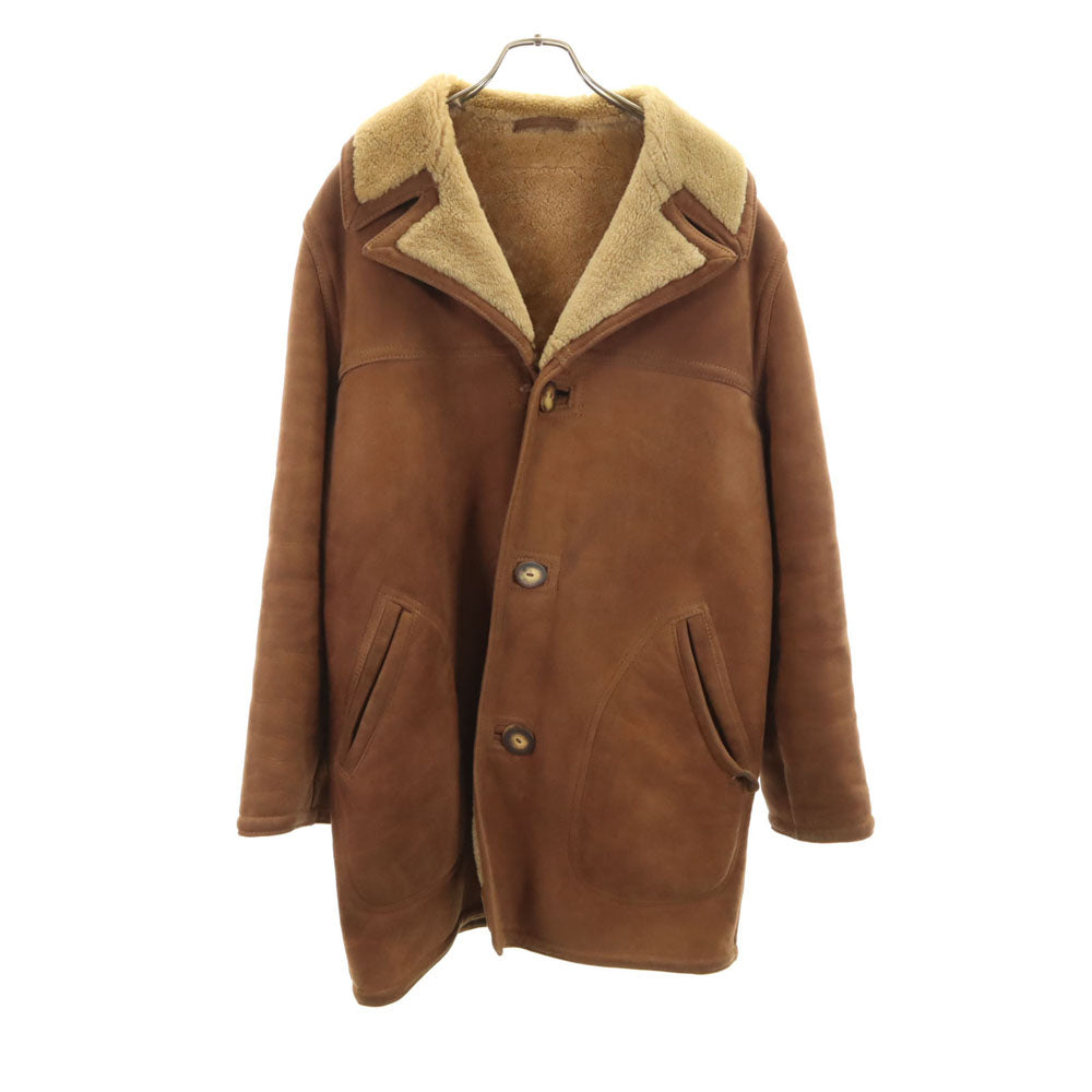 VINTAGE ヴィンテージ 70s 80s ムートンコート 40 ブラウン メンズ