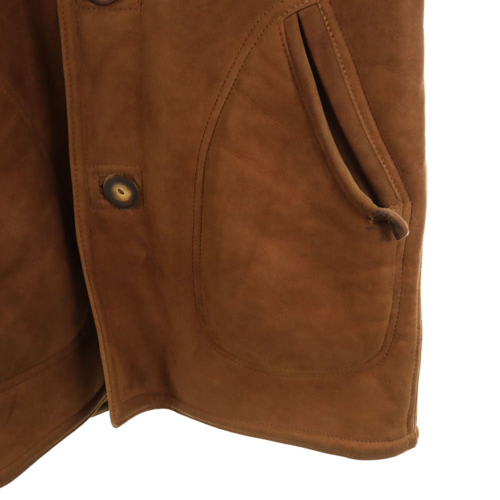 VINTAGE ヴィンテージ 70s 80s ムートンコート 40 ブラウン メンズ