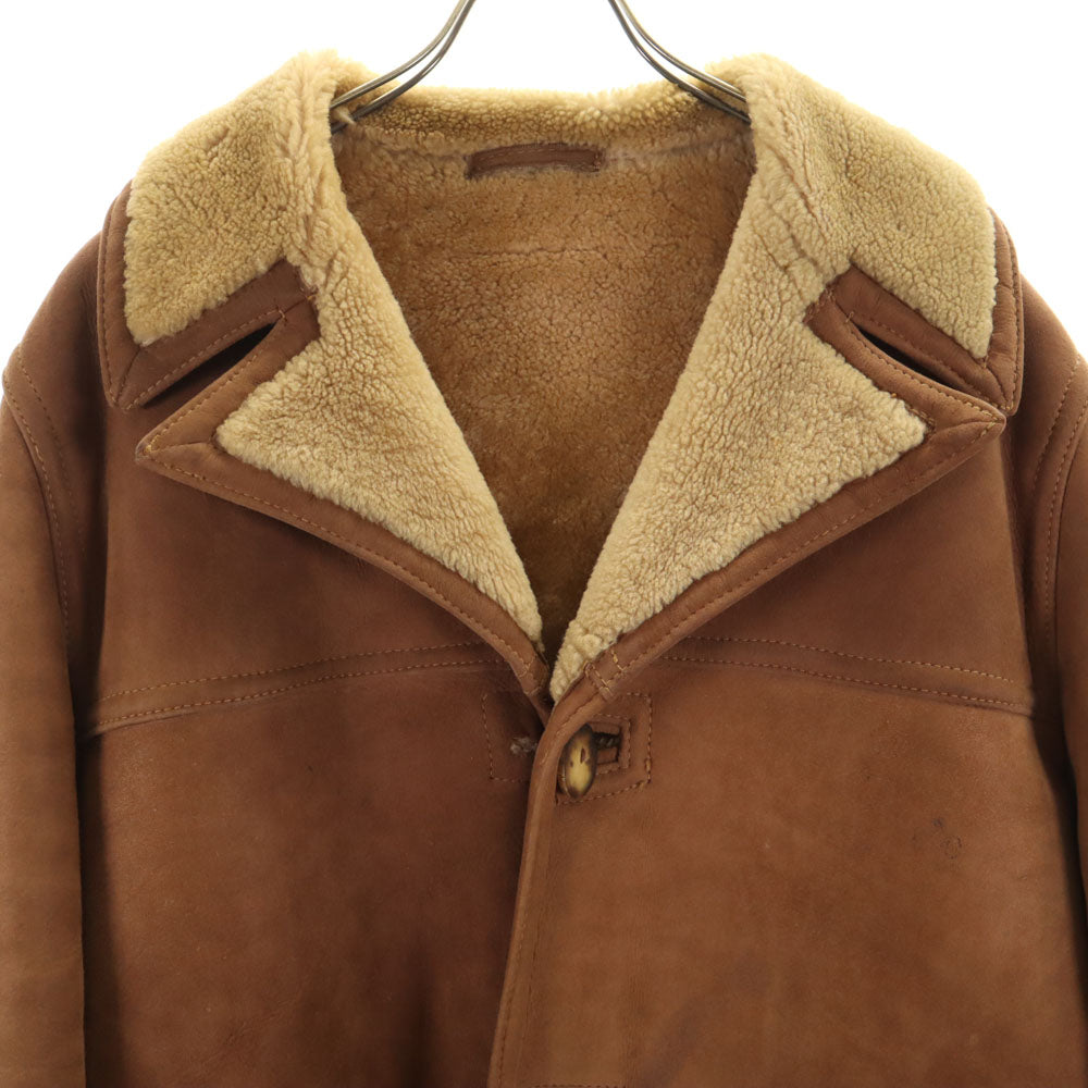 VINTAGE ヴィンテージ 70s 80s ムートンコート 40 ブラウン メンズ