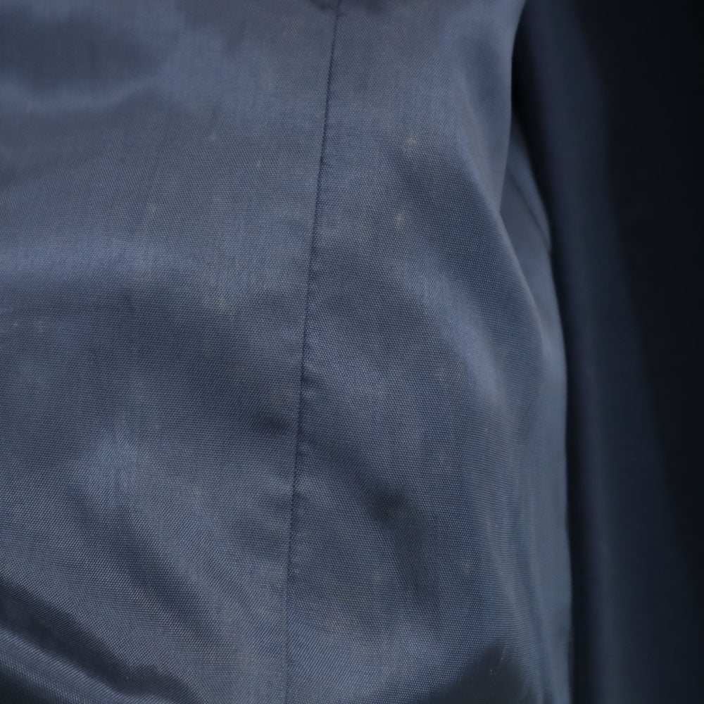 Christian Dior クリスチャンディオール 90s USA製 オールド ロロピアーナ ラムウール ダブル コート 6 ネイビー レディース