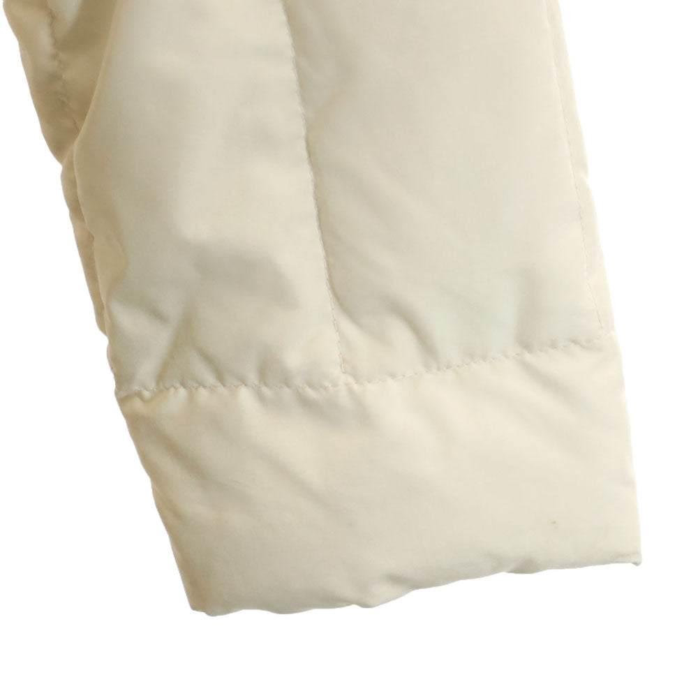 Salvatore Ferragamo サルヴァトーレフェラガモ 90s イタリア製 オールド ラビットファー付き 中綿コート 42 ベージュ レディース