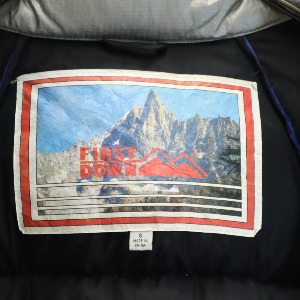 FIRSTDOWN ファーストダウン ダウンジャケット S ブルー メンズ