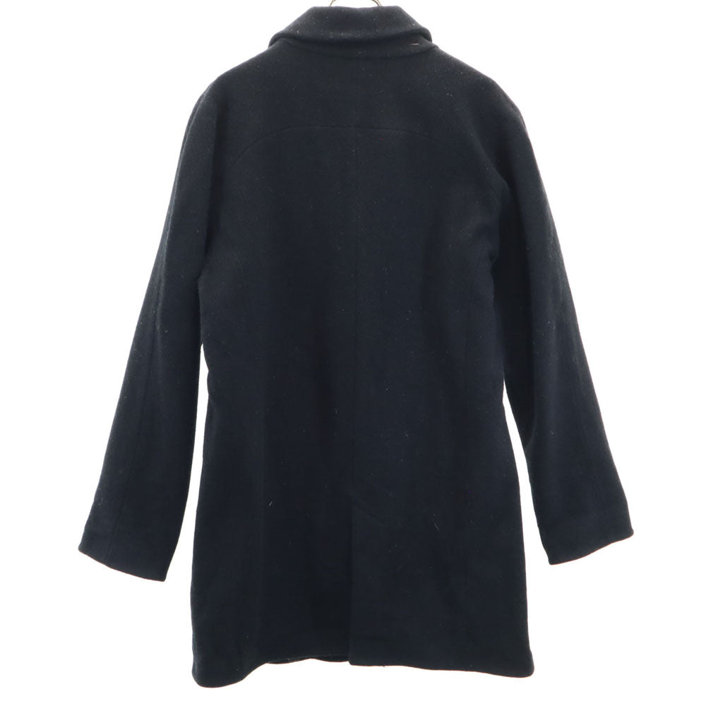 GRIFFIN グリフィン イタリア製 メルトン チェスターコート M ブラック メンズ