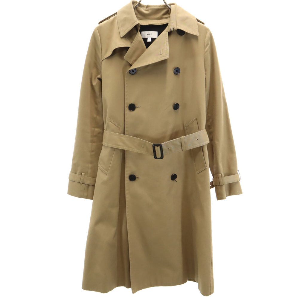 HYKE ハイク 日本製 トレンチコート 2 ベージュ ウールライナー付 レディース