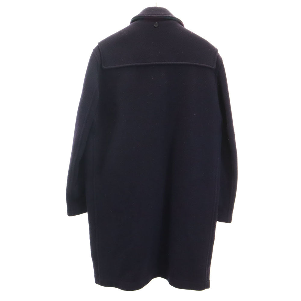 チベット 80s 90s オールド イングランド製 ウールブレンド ウールコート 40 ネイビー Tibbett ダッフルコート メンズ