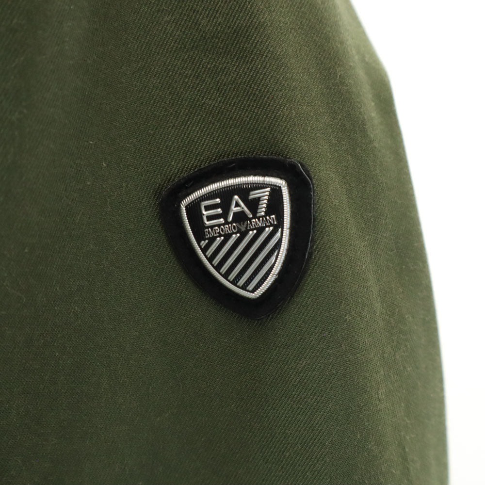 Emporio Armani エンポリオアルマーニ モッズコート L カーキ EA7 ライナー付き レディース