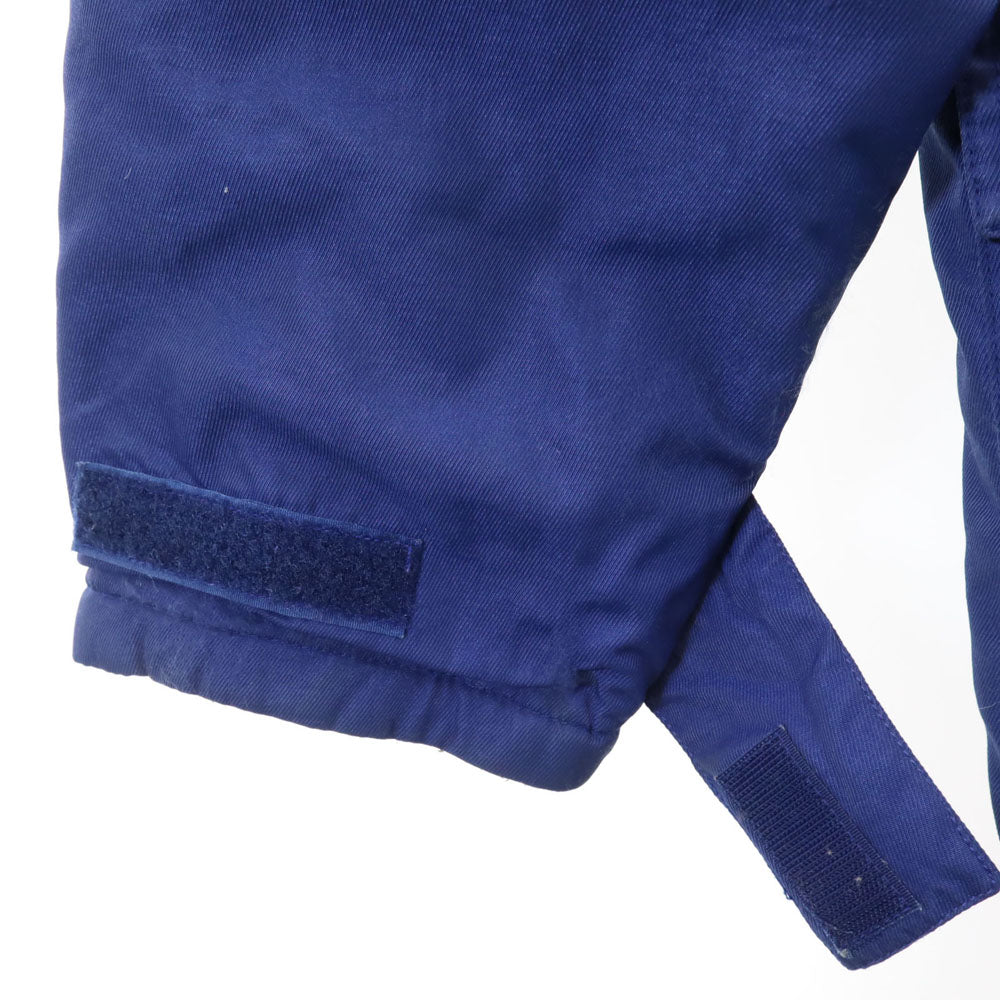 mont-bell モンベル コート M 青紺 アウトドア 裏フリース ポーラテック メンズ