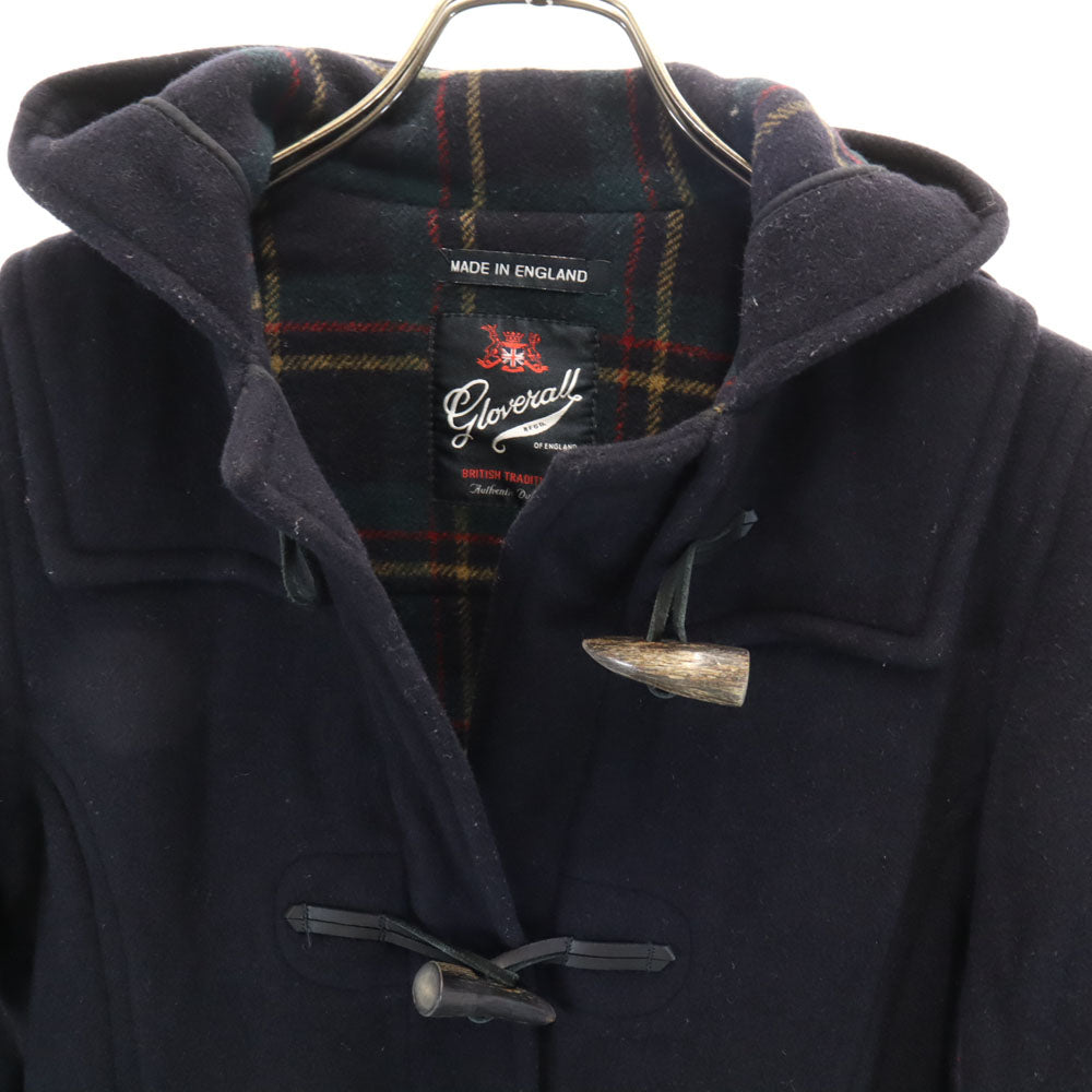 Gloverall グローバーオール イングランド製 メルトン ダッフルコート 36 濃紺 レディース