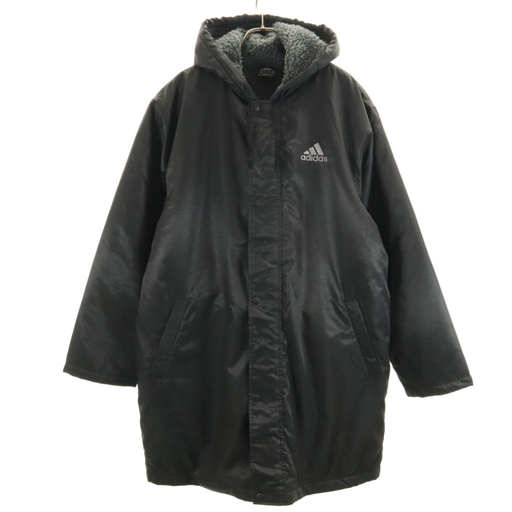 アディダス 中綿コート M ブラック adidas 裏ボア メンズ
