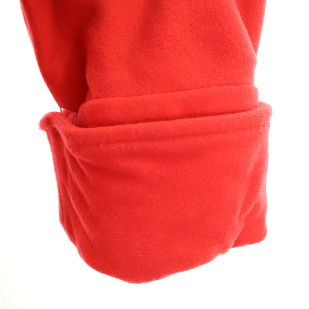 FENDI フェンディ 90s イタリア製 オールド ショールカラー コート 42 レッド レディース