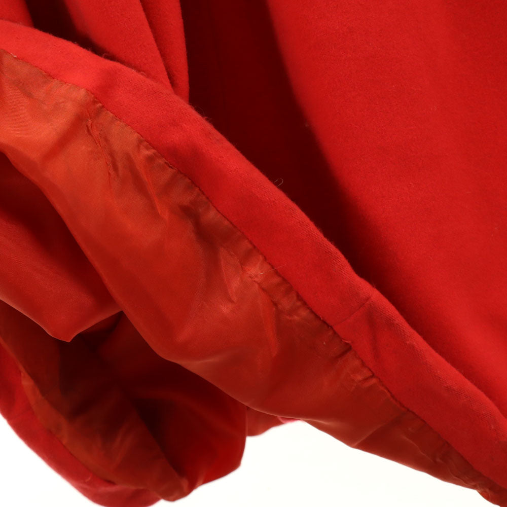 FENDI フェンディ 90s イタリア製 オールド ショールカラー コート 42 レッド レディース