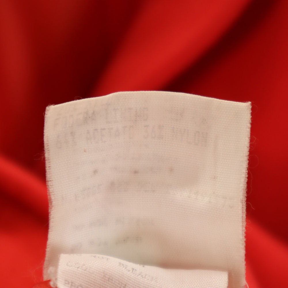 FENDI フェンディ 90s イタリア製 オールド ショールカラー コート 42 レッド レディース