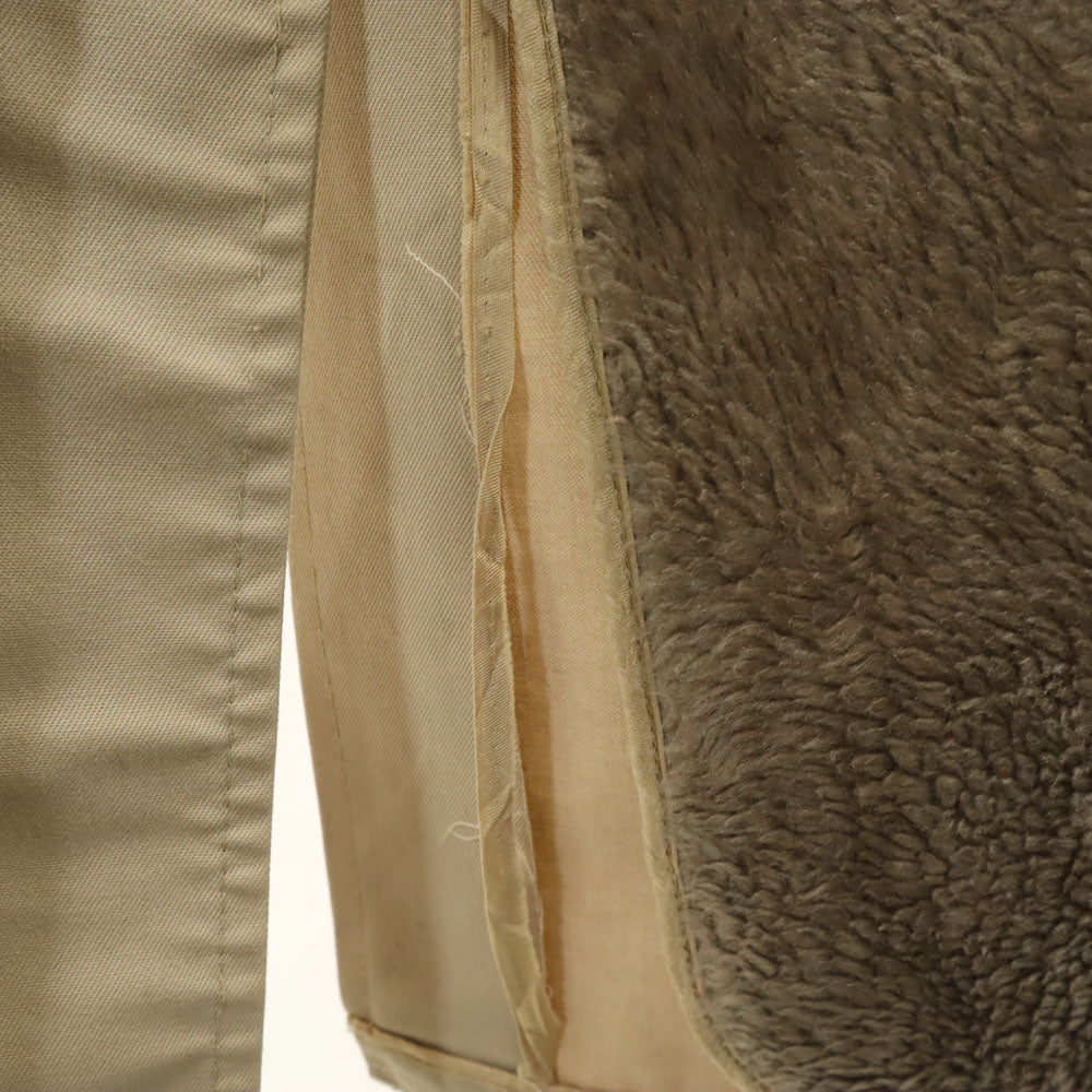 LONDON FOG ロンドンフォグ 70s ヴィンテージ アルスター コート 40 ベージュ 裏ファー メンズ