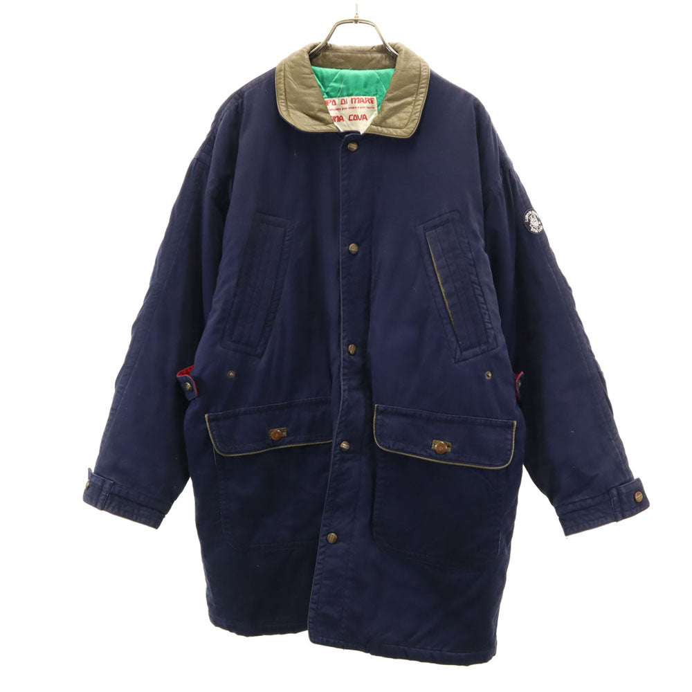 SINA COVA シナコバ 中綿コート L ネイビー 裏キルティング メンズ